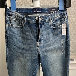 GAP Women's Stretch Denim Universal baby Boot Jeans - Medium Blue